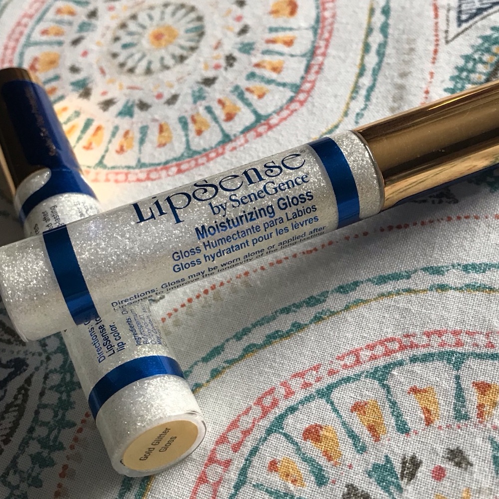 NEW/SEALED LipSense Gold Glitter ✨ Gloss 💋